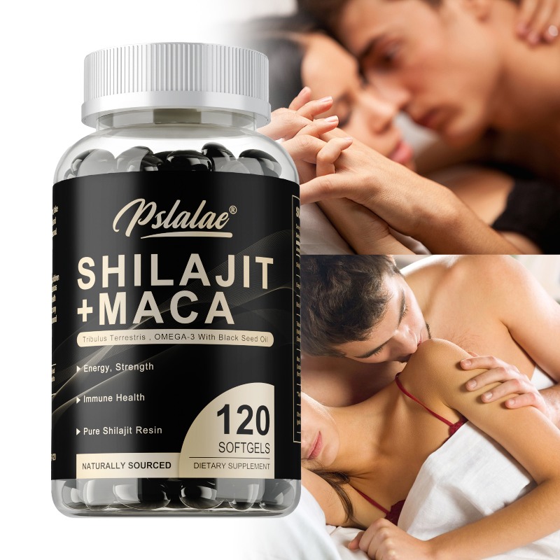 Black Seed Oil Capsule - Shilajit + Maca: aumenta l'energia e