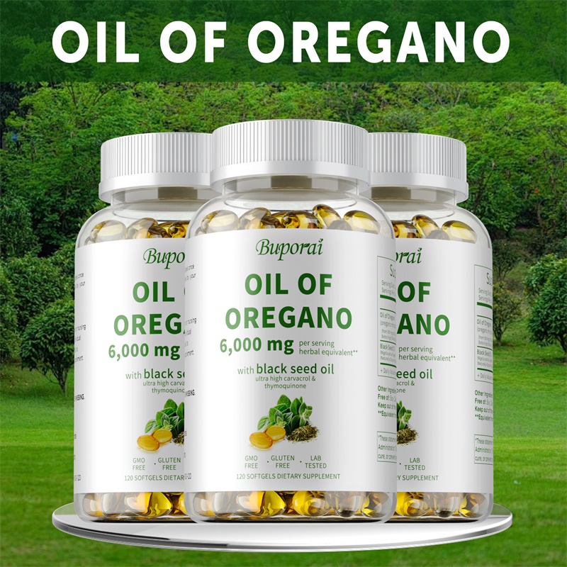 Black Seed Oil Capsule - Olio di Oregano: contiene olio di