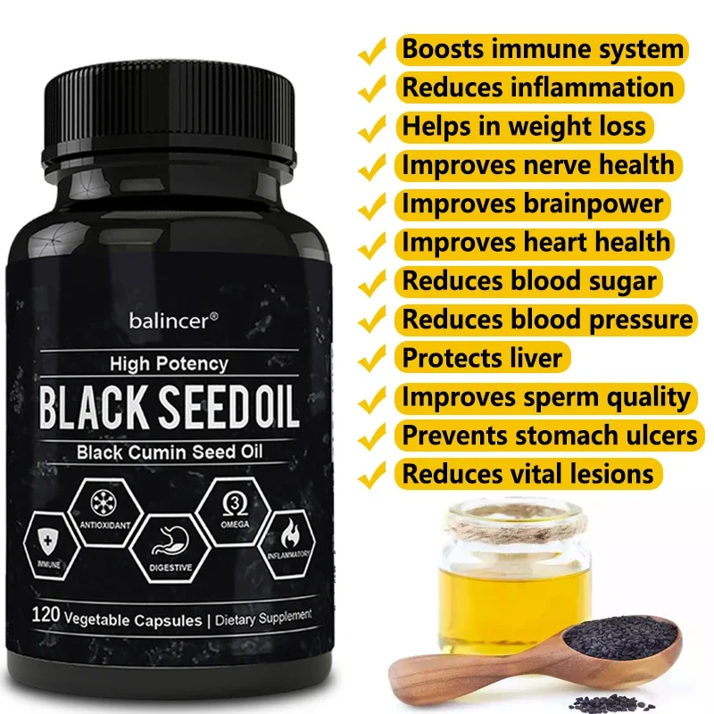 Olio di semi di cumino nero-su - Black Seed Oil Capsule recensione e prezzo