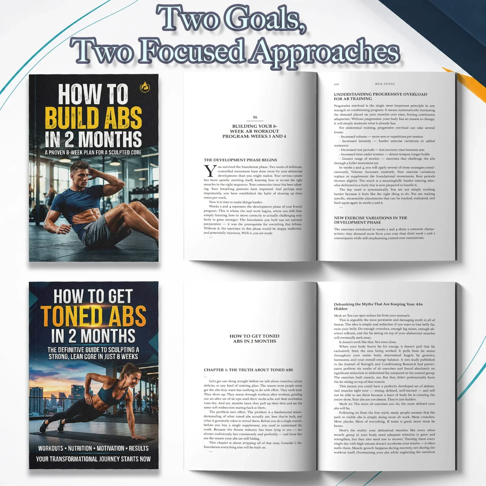 Set di 2 Libri Guida per l'All - Fitness Nutrition Guide recensione e prezzo