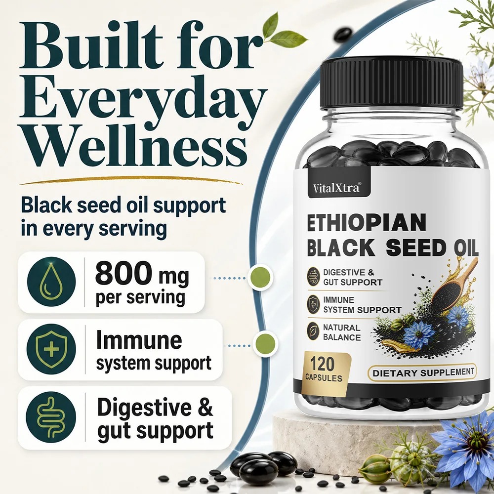 Olio di semi neri etiopi in ca - Black Seed Oil Capsule recensione e prezzo