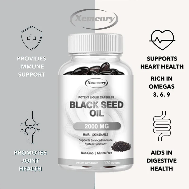 Capsule di olio di semi neri v - Black Seed Oil Capsule recensione e prezzo