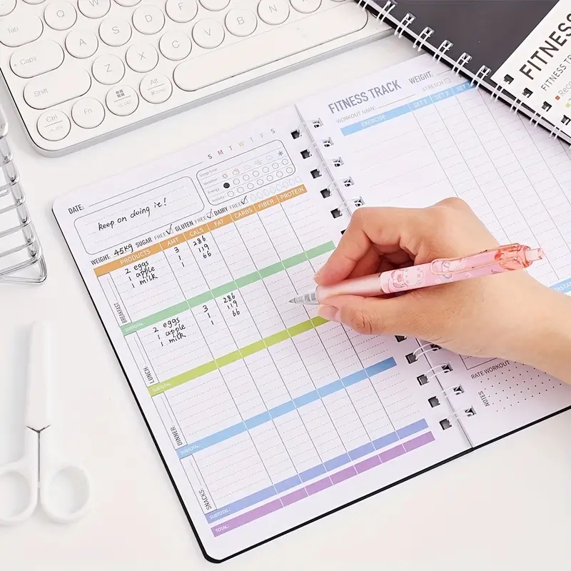 Quaderno per il fitness, piani - Fitness Nutrition Journal recensione e prezzo