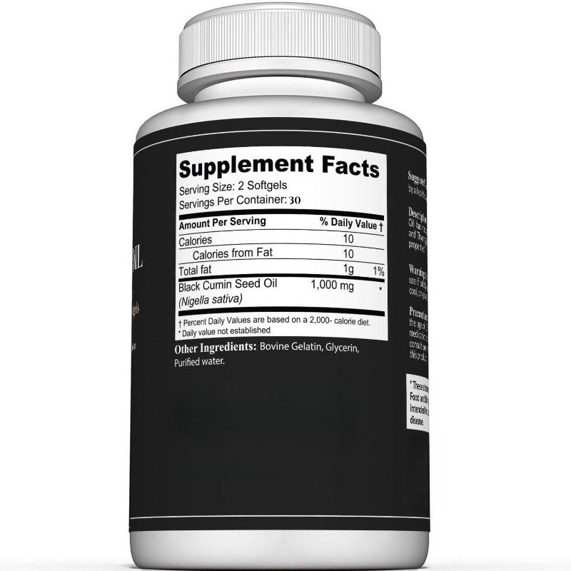 Capsule Morbide di Olio di Sem - Black Seed Oil Capsule recensione e prezzo